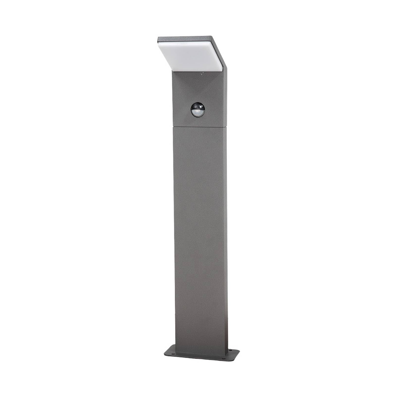 Lucande LED Wegeleuchte/Pollerleuchte 60 cm mit Bewegungsmelder, Außenleuchte spritzwassergeschützt IP54 8,5W