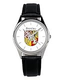 3 ATM Water Resisitant Breslau Geschenk Artrikel Idee Fan Wappen Uhr 20105-B