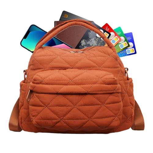 Sac à main pour femme léger et multipoche à bandoulière pour voyage et trajets