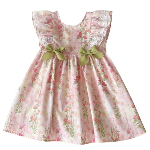 Jupe d'été pour fille avec manches ailées et tissu respirant