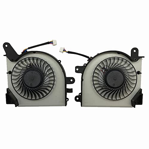 Landalanya Replacement New Laptop CPU and GPU Cooling Fan for MSI GF75 Thin 9SC-027 GF75 8RC GF75 8RD GF75 9SC GF75 9SD MS-17F3 MS-17F2 MS-17F1 Series PAAD06015SL N416 PAAD06015SL N415 Fan DC5V