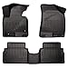 Husky Liners Weatherbeater Series | Front & 2nd Seat Floor Liners - Black | 99821 | Fits 2014-2016 Kia Sportage 3 Pcs