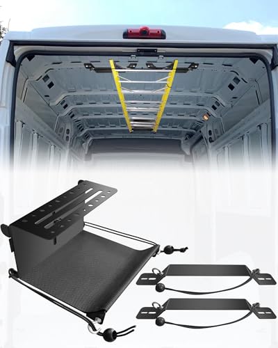 Universal Van Interior Ladder Storage Holder, Adjustable Internal Ladder Rack