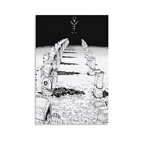 SHAHU Chainsaw Man Anime Poster for Bedroom Aesthetic Wall Decor Canvas Wall Art Gift 12x18inch(30x45cm)