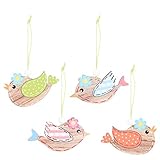 OSTERHÄNGENDE VERZIERUNG Die Vogeldekoration aus hochwertigem Material zeichnet sich durch hervorragende Verarbeitung und Verschleißfestigkeit aus.