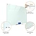 Glass Whiteboard, 3'x 2' Glass Board Magnetic Dry Erase Board on Wall Frameless