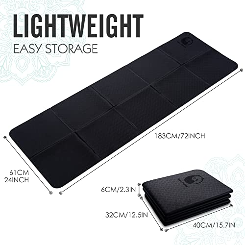 Slim Panda Yoga Mat 6mm w/Carrying Strap and Bag - Image 3