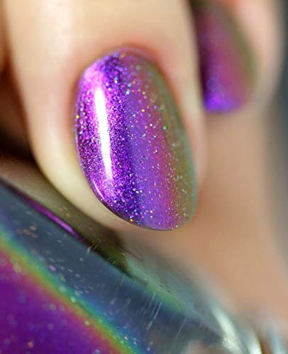 Image of ILNP Tilted (H) - Purple to Orange Holographic Ultra Chrome Nail Polish