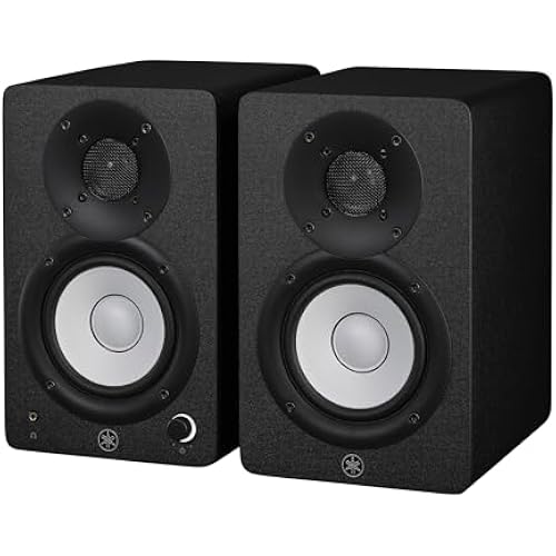 Yamaha HS4 Powered Studio Monitor in Black, Pair (HS4 B)