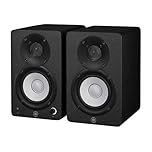 Yamaha HS3 Studio Monitor – Casse Attive, Coppia di Monitor da Studio a 2 vie, Bass-Reflex 3.5" 52W, Alta Qualità, Controllo Avanzato del Suono, per Produzione Musicale e Montaggio Video - Nero