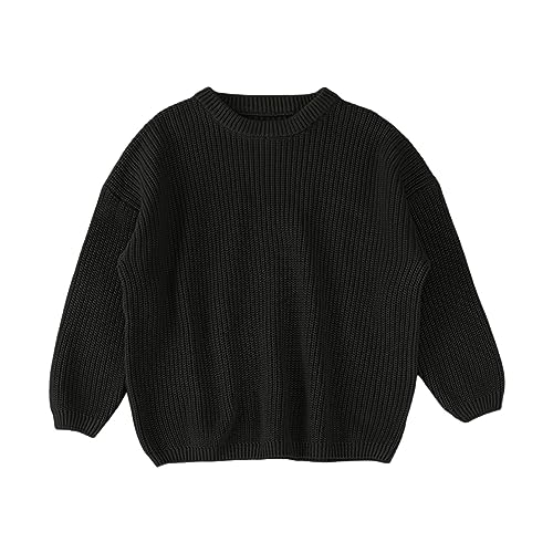 Pull en tricot col rond pour protéger les tout-petits du froid hivernal