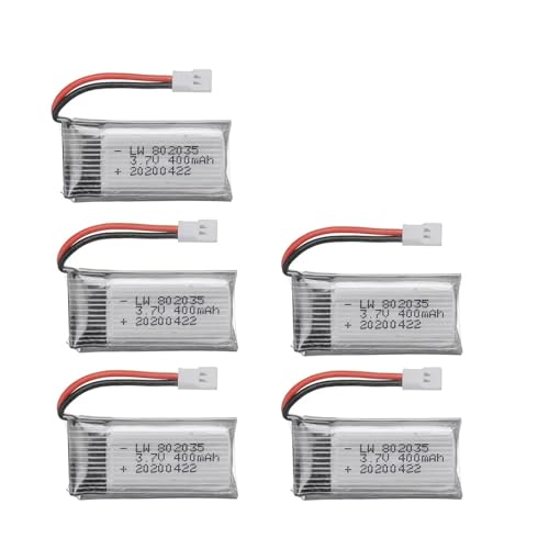 3.7V 400mAh 35C LiPoobe[i[dtj~jRCNbhRv^[p - 37×20×8mmpobe[pbN(5pcs with charger)