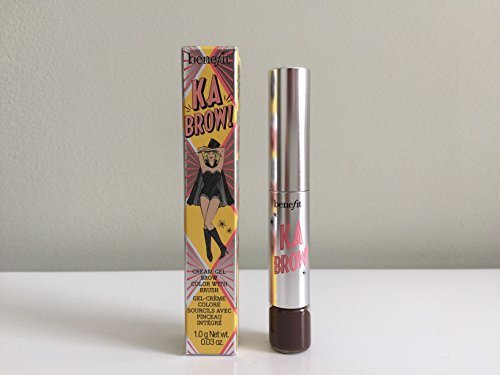 Benefit Cosmetics ka-BROW! Cream-Gel Eyebrow Color with Brush, 5 Deep, Deluxe Travel Size