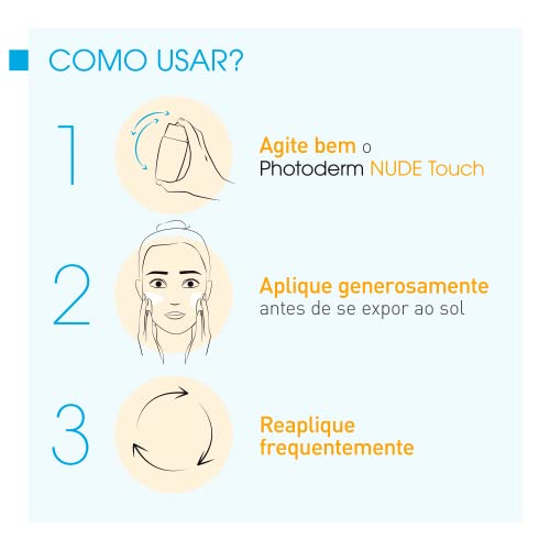 Bioderma photoderm nude touch spf50+ teinte dorée 40ml