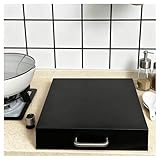 gaziniere plaque induction Application multifonctionnelle : compatible avec la plupart des cuisinières à gaz et électriques, elle crée un espace de travail supplémentaire lorsqu'elle est abaissée. Elle sert de planche à découper flexible, d'étagère temporaire et permet de ranger facilement divers ustensiles de cuisine et ingrédients