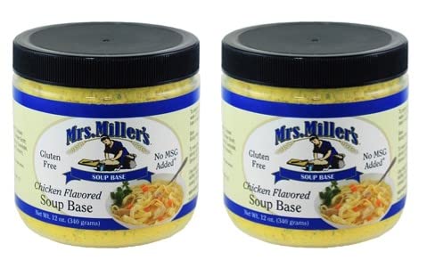Mrs Millers Homestyle Chicken Soup Base 2 Jars/Gluten Free - No MSG