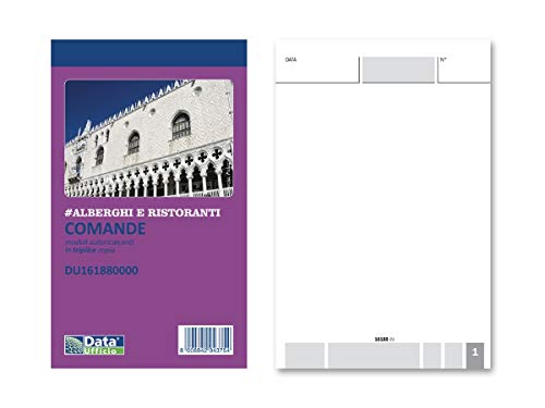  Set di 5 blocchi comandi 3 copie 10 x 15 Dataufficio DU16188