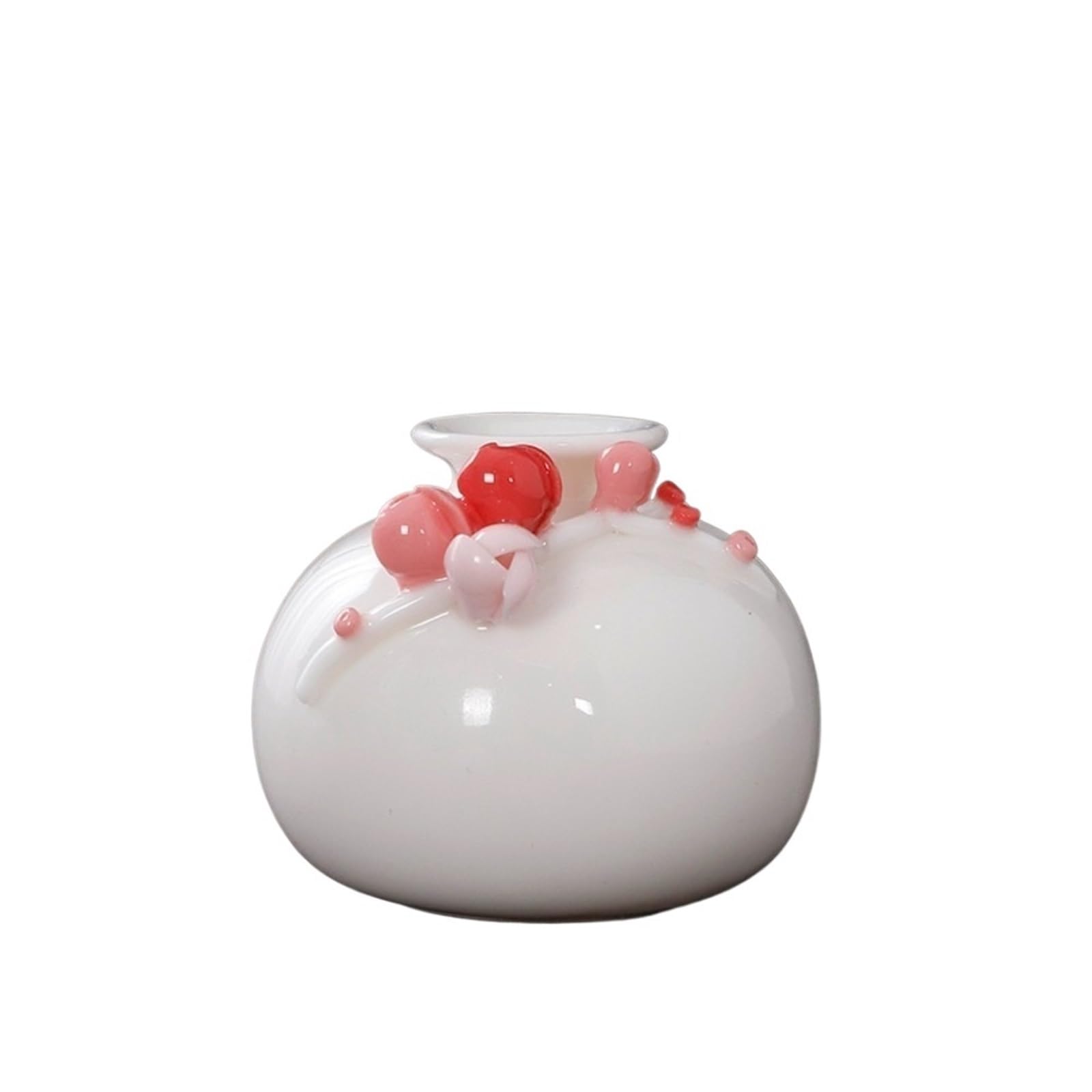 Mini Vase Handmade Flower Vases Hydroponic Mini Inserted Dry Fragrance Bottle Home Decorations Floreros Vintage(6cm-A)