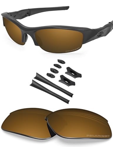 Image of BLAZERBUCK Replacement Lenses & Sock Kit for Oakley Flak Jacket OO9008 Sunglass