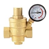 XCSOURCE Water Pressure Regulator Brass Lead-free Adjustable 1/2