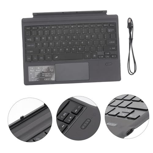 Teclado inalámbrico SHINEOFI portátil con cubierta protectora de escritura fluida 5