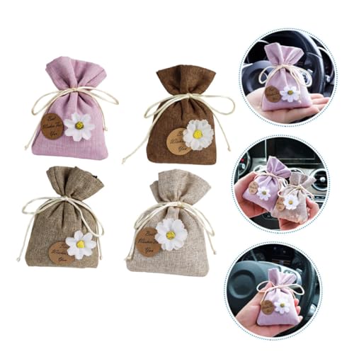 Sachets naturales aromáticos para auto y hogar 4 piezas miniatura 7