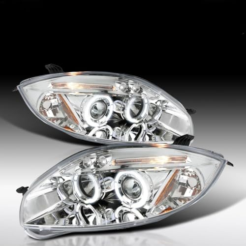 Headlights For 2006-2012 Mitsubishi Eclipse Chrome LeftRight | LED Clear Lens Projector product thumbnail 7