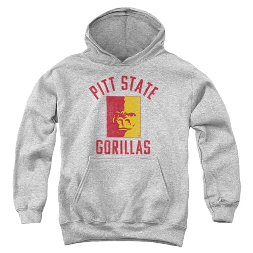 LOGOVISION Pitt State University Official Gorillas Logo Youth Kids Boy/Girls Pull-Over Hoodie