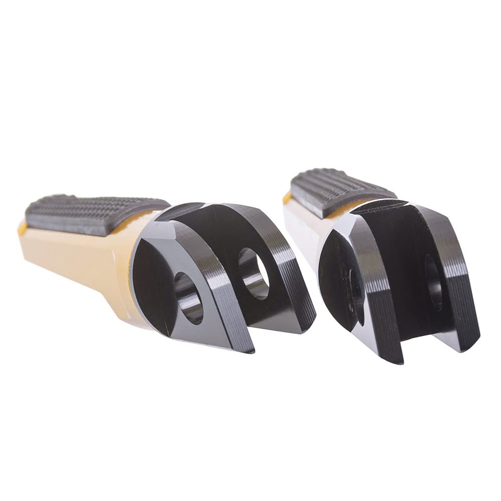Estriberas Ancho para Kawasaki Z650/Z900 2017-2021 para ER6F/N 2006-2016 para Versys 1000 2012-2020 Estriberas Motocicleta Pedales Delanteros Estriberas Reposapiés Trasero (Color : Azul)