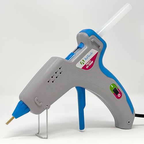 AdTech Pro 75 Full Size Hot Glue Gun Kit - Includes 3 Nozzles & Features Artistick Stringless Hot Glue Sticks 75-Watt Powerful Heater Ergonomic Design