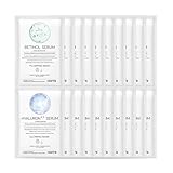 #OOTD Retinol + Hyaluron Serum Korean Sheet Mask Sheet Gift Pack [20 Count] Plumping Glowing...