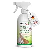 Exner Bio Anti-odeur et saleté pour cages de rongeurs, avec...