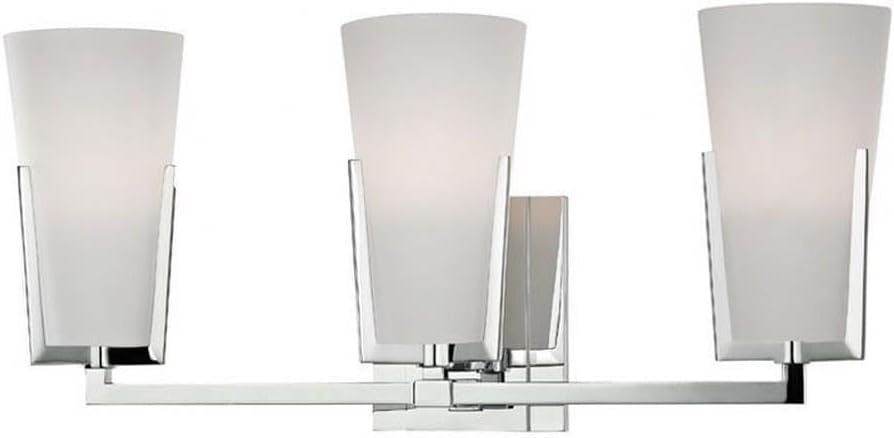 Hudson Valley Lighting 1803-PC Upton - 3 Light Bath and Vanity 8.5 inches Tall and 19 inches Wide - Polished Chrome