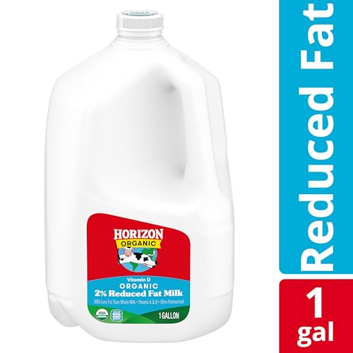 Image of Horizon Organic Vitamin D 2% Reduced Fat Milk, 128 fl oz Gallon Jug | USDA Organic Vitamin D Milk, Ultra Pasteurized, Rich, Creamy, & Delicious