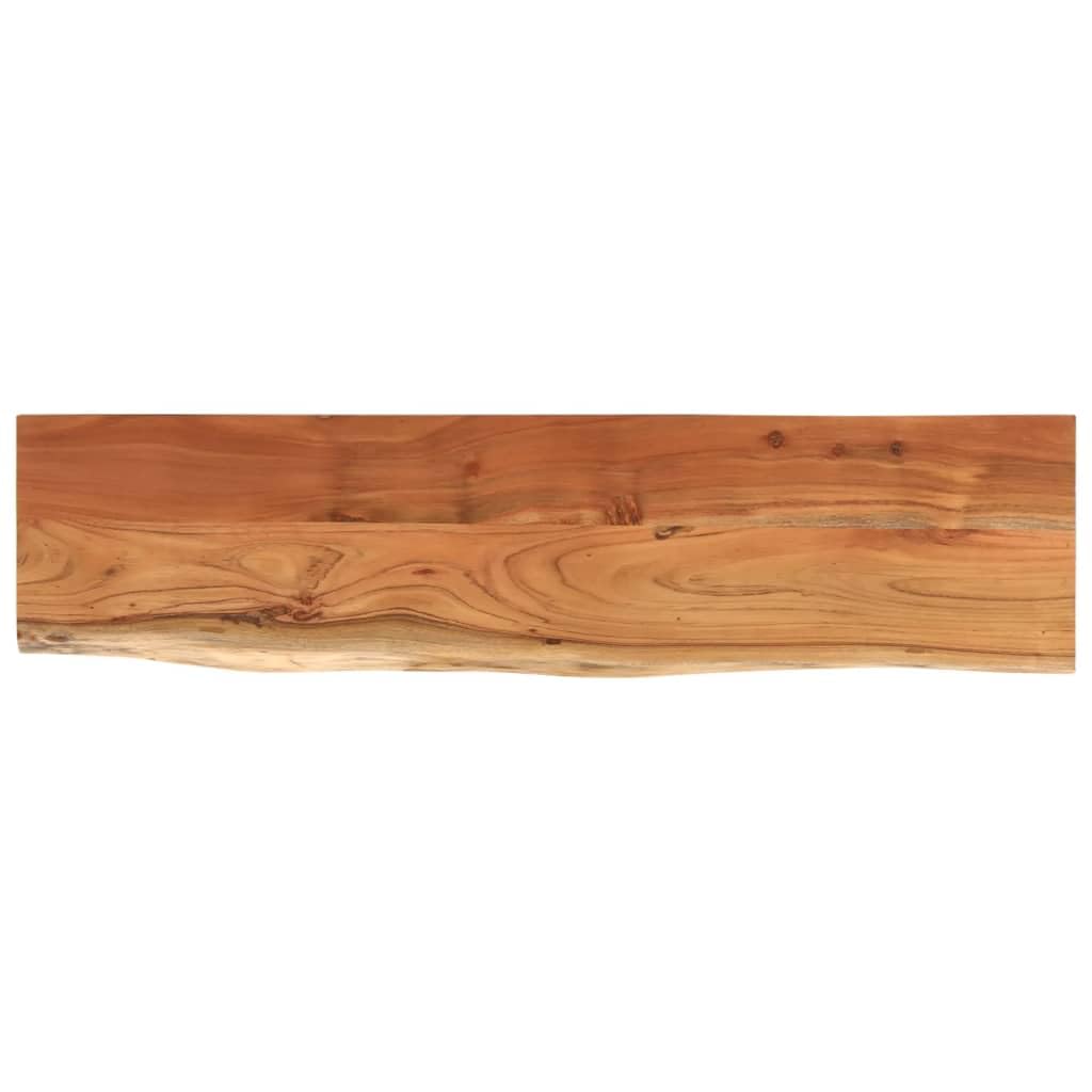 vidaXL Tablero Rectangular Madera de Acacia Borde Vivo 160x40x3,8 cm