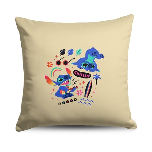 Northwest Lilo and Stitch Pillow, 18" x 18", We are Chillin