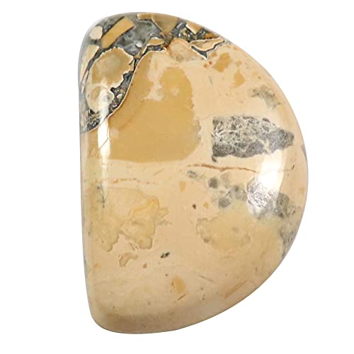 Jaspe maligano naturel cabochon de 20 carats à motifs uniques de qualité premium