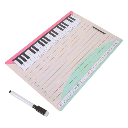 Alipis Abwischbares Musik Whiteboard mit Notenzeile 297 X 21cm...
