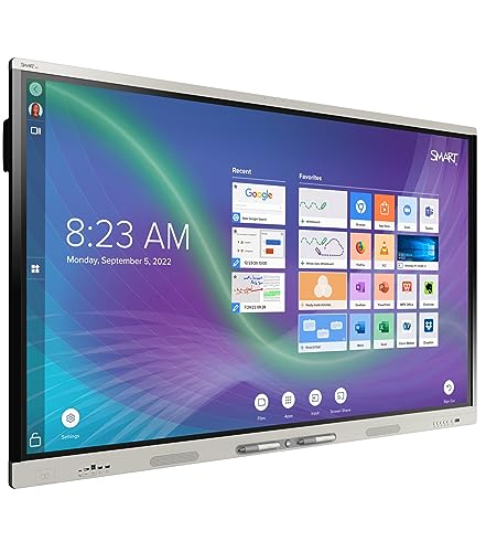 Image of SMART Board MX086-V4 Interactive Display with IQ, 86 Inch Touch Screen for Education and Business