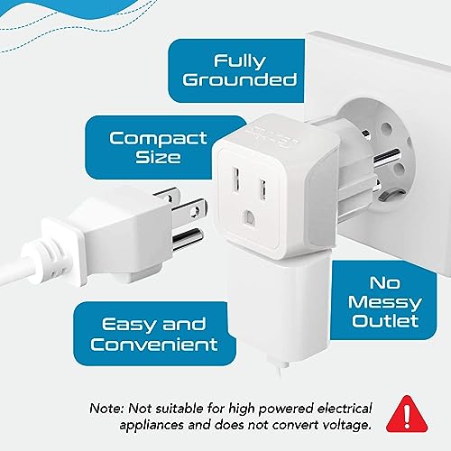 Ceptics CT-14 Israel Plug Adapter - 2 In 1 Type H Adapter thumb #2