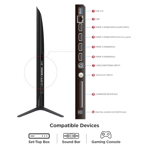 Image of TCL 139 cm (55 inches) 4K UHD Smart QD-Mini LED Google TV 55Q6C