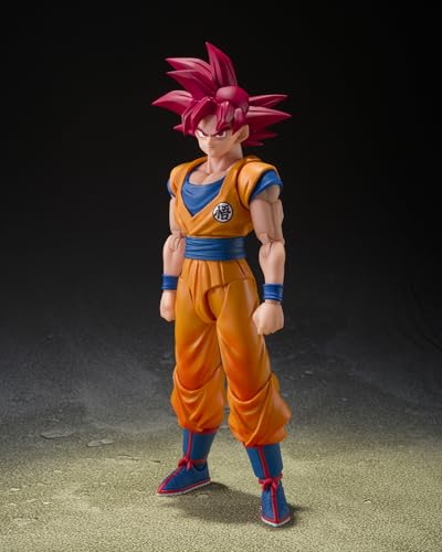 Image of TAMASHII NATIONS - Dragon Ball Super - Super Saiyan God Son Goku (God Aura) S.H.Figuarts Action Figure