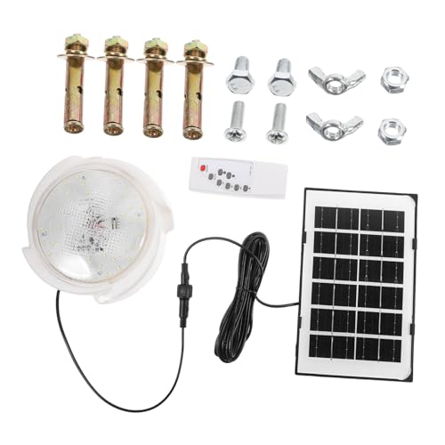 Applique murale solaire LED étanche Gadpiparty avec télécommande et long câble