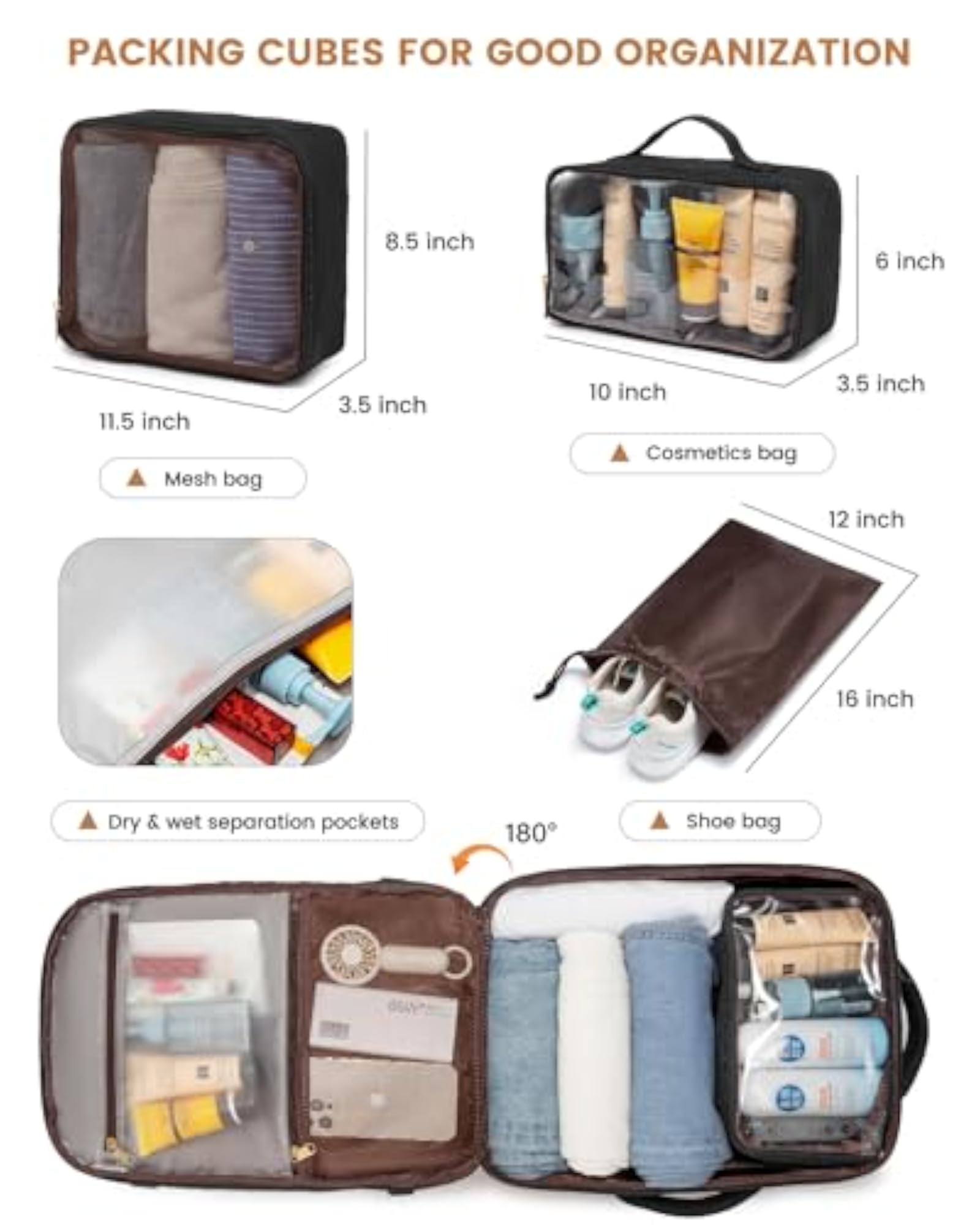 Women's Travel Backpack, Flight Approved Carry-On for Convenience