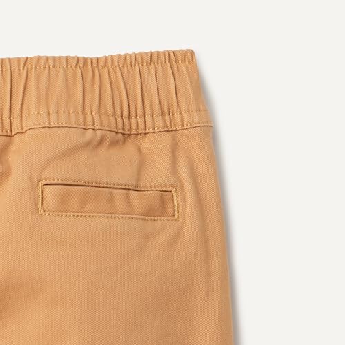 Amazon Essentials x Sofia Grainge Unisex Babies' Cotton Stretch Pull-On Twill Jogger Pants, Camel, 6-9 Months - image 3