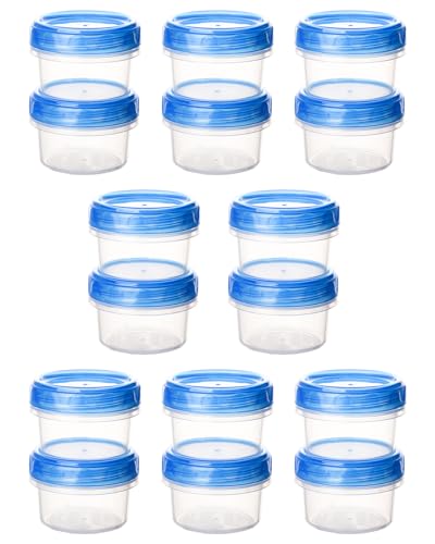 Salad Dressing Containers, [16 Pack*2 oz] Reusable Easy to