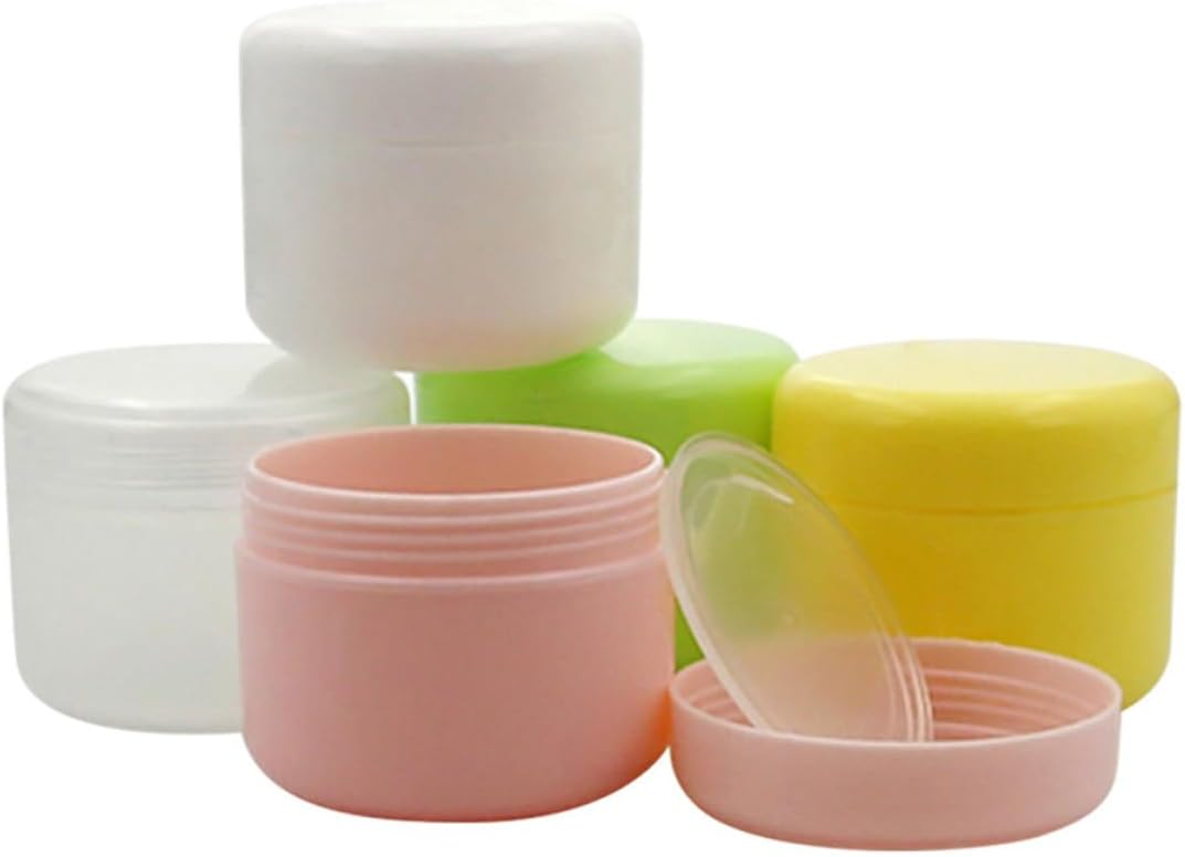 10pcs Makeup Cream Jar round Tight Cap PP G for Daily Use