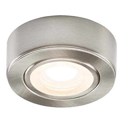 Knightsbridge 230V LED Under Cabinet Light -Brushed Chrome 3000K, Warm White