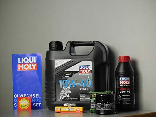 MotorFunSports Wartungs Set Suzuki VLR 1800 Intruder Öl Ölfilter Zündkerze Inspektion Service