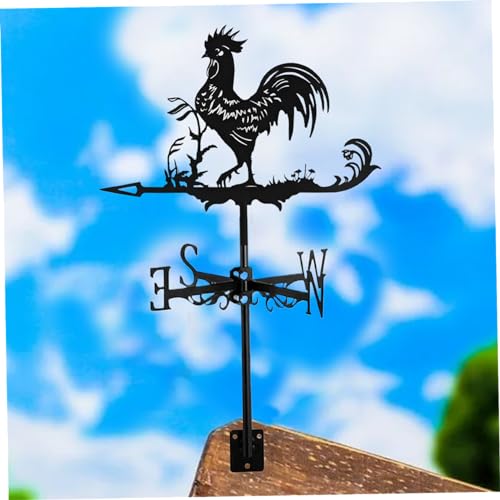 Veleta de gallo para tejado que soluciona la falta de decoración en techos vacíos 2